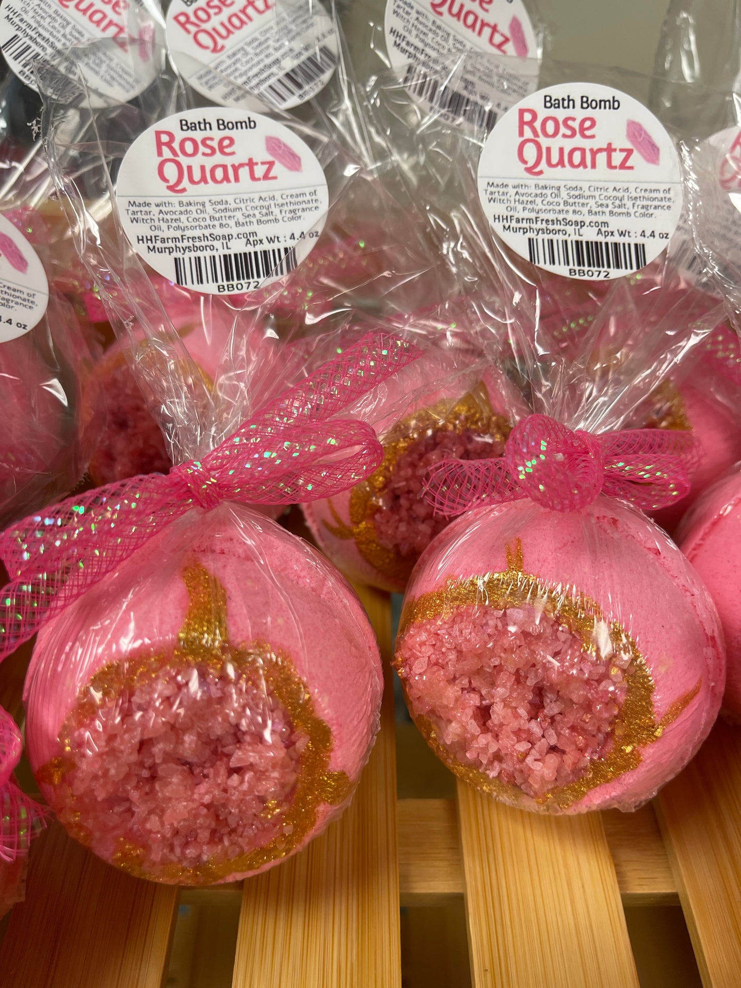 Rose Quartz Bath Bomb