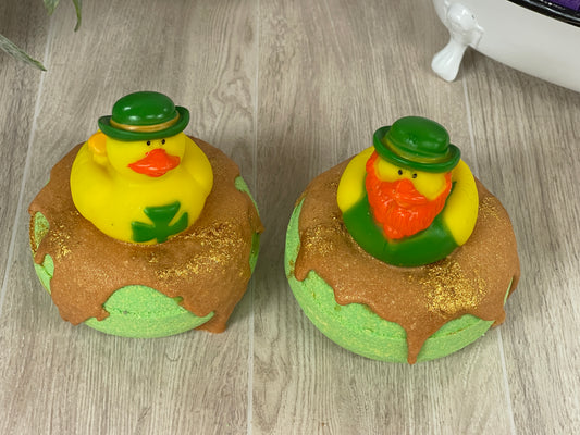 Lucky Ducky, leprechaun Bath Bomb