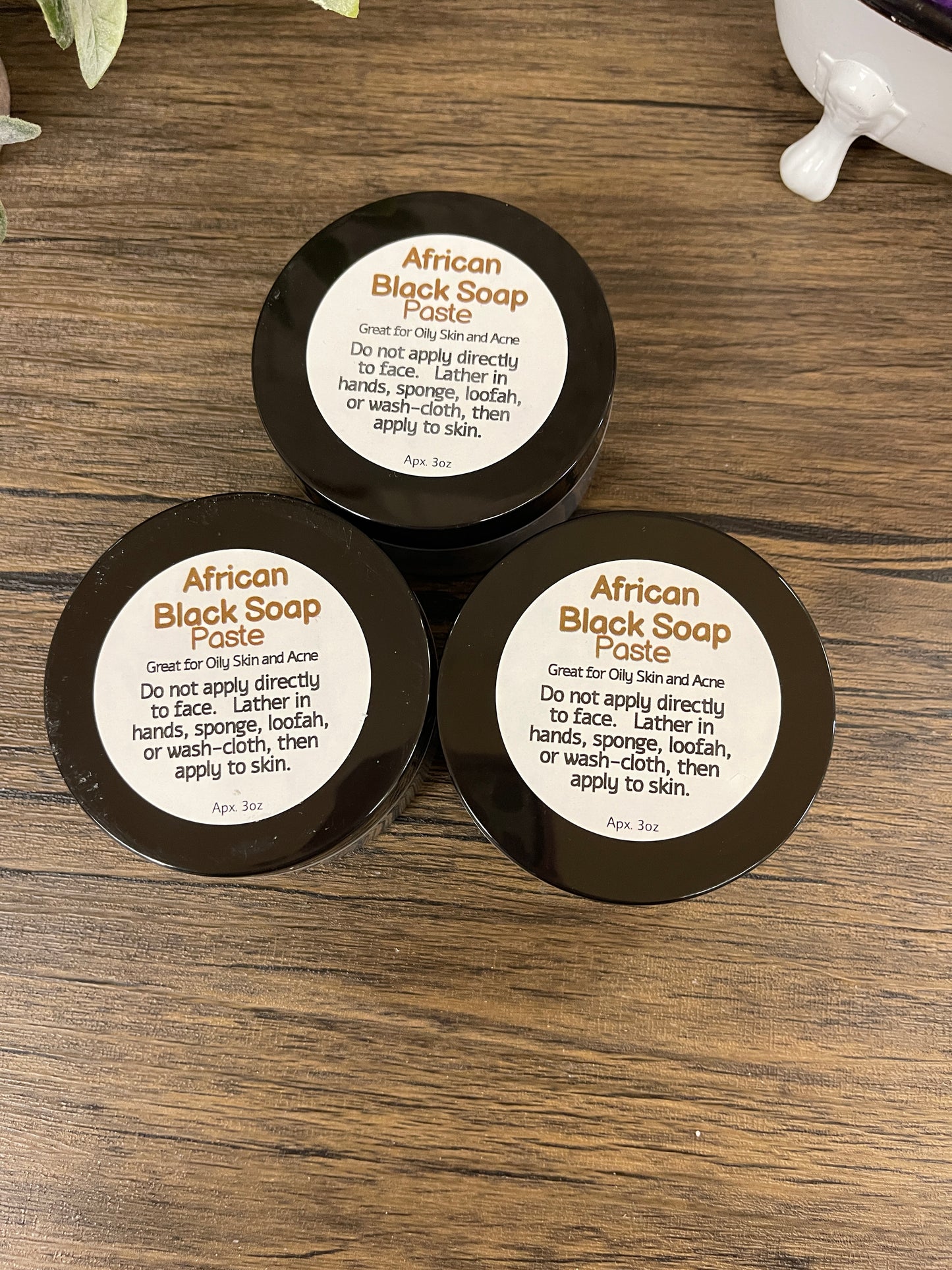African Black Soap Paste