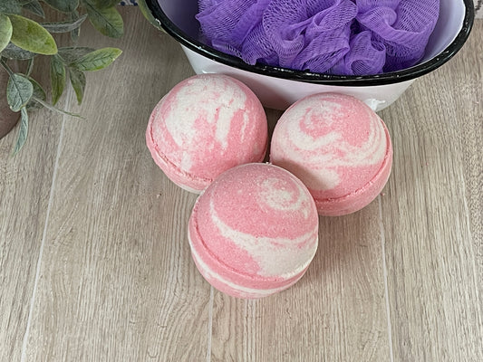Dark Amber & Rosewood Bath Bombs