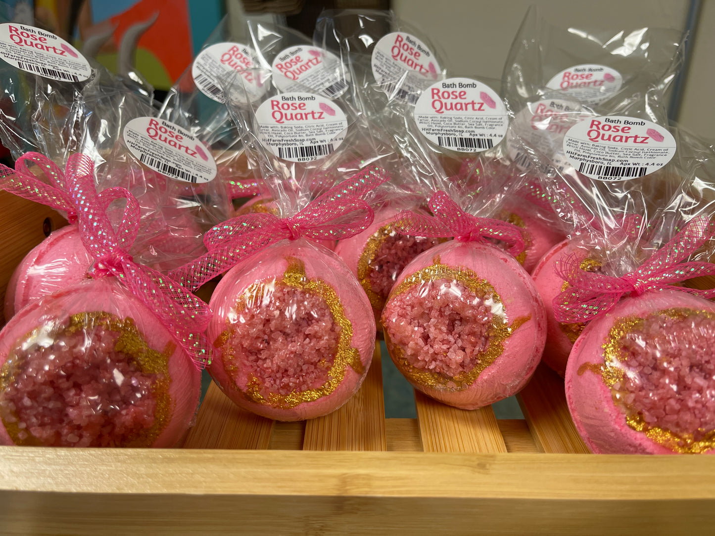 Rose Quartz Bath Bomb